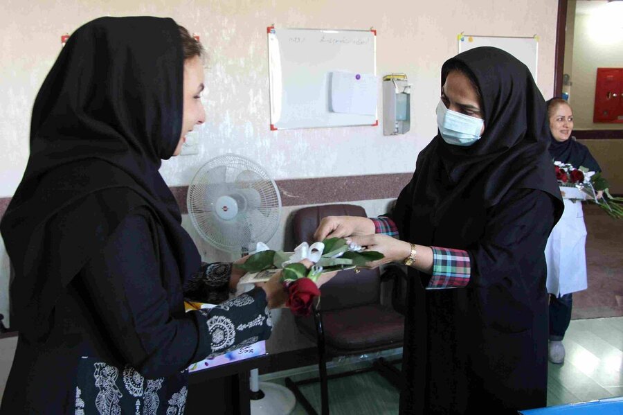 شهرری | تقدیر از پرستاران شاغل در بهزیستی