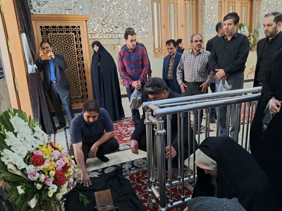 شهرری | گرامیداشت هفتمین روز شهادت شهدای خدمت