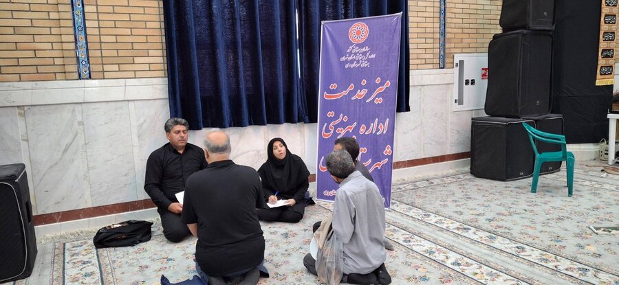 شهرری | سخنرانی قبل از خطبه و برگزاری میز خدمت در نماز جمعه شهرری | سخنرانی قبل از خطبه و برگزاری میز خدمت در نماز جمعه