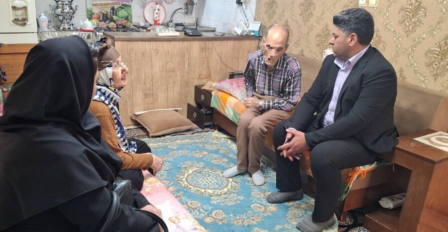 شهرری | دیدار با زوج سالمند نابینا تحت پوشش بهزیستی شهرری | دیدار با زوج سالمند نابینا تحت پوشش بهزیستی