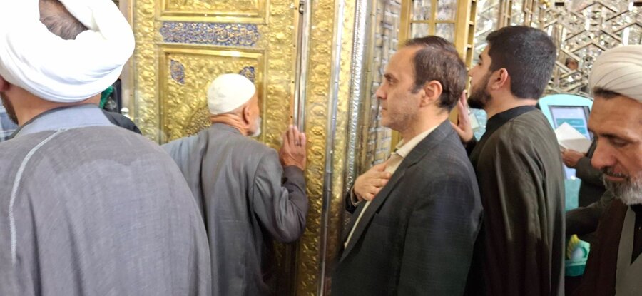 شهرری | کارکنان بهزیستی ری در آیین سالروز وفات حضرت عبدالعظیم حسنی (ع) حضور یافتند