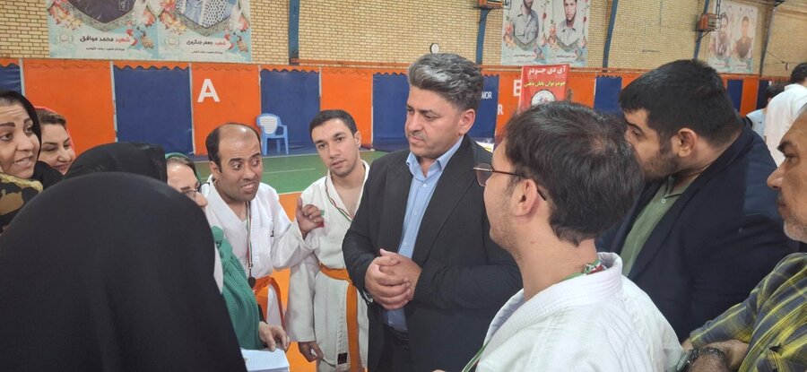 شهرری | درخشش توان‌یابان ذهنی در رقابت‌های جودو شهرستان ری