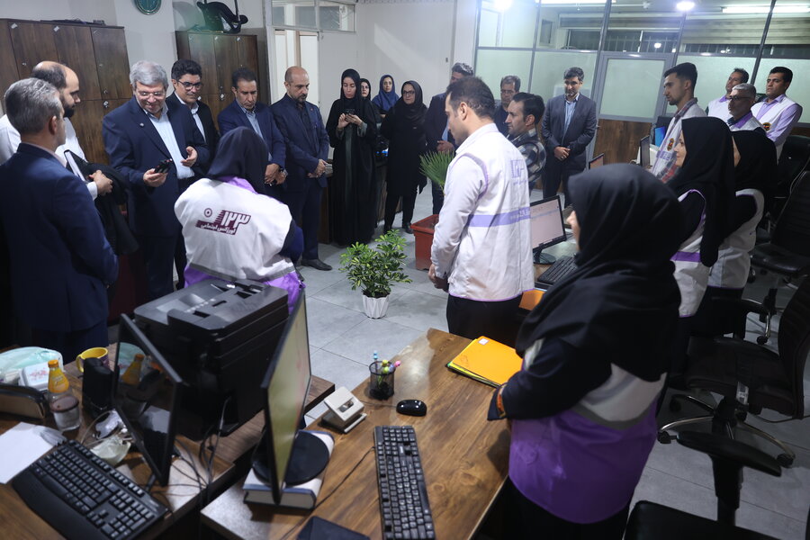 بازدید از مرکز اورژانس اجتماعی شهر ری